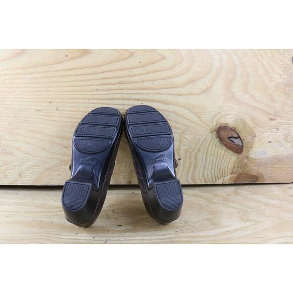 Dansko Clogs Womens 39 Brown Leather Solstice Mules Shoes - Picture 6 of 7